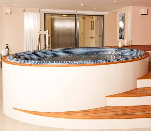 Spa da incasso - ELLIPSE - Clairazur - ovale / 7 posti / in mosaico