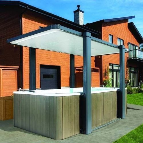 Copertura per spa con struttura in alluminio - Hydrocover Covana - Clairazur - per uso residenziale