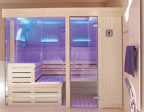 Sauna finlandese - Lambris Design - Clairazur - per uso residenziale / in picea / in pioppo tremulo
