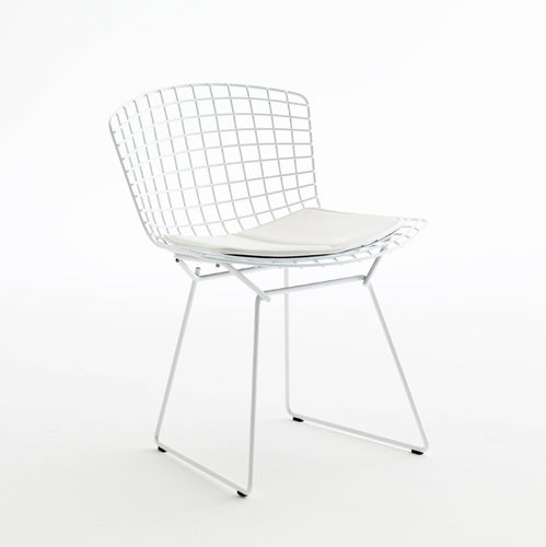 Sedia contemporanea - 1952 - Knoll international - da esterno / in plastica / in acciaio