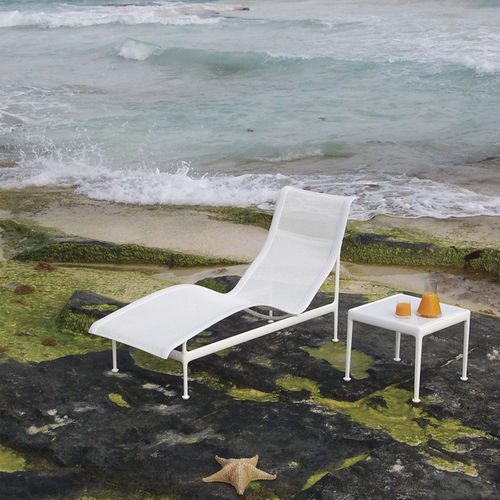 Tavolino basso contemporaneo - 1966 - Knoll international - in poliestere / in alluminio estruso / in acciaio