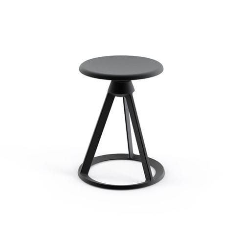 Sgabello contemporaneo - Piton™ - Knoll international - in ghisa di alluminio / con supporto in alluminio / con supporto in acciaio inossidabile