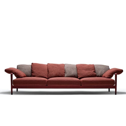 Divano modulare - Lissoni - Knoll international - contemporaneo / da esterno / in tessuto