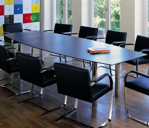 Tavolo da conferenza contemporaneo - Knoll international - impiallacciato in legno / in rovere / in faggio