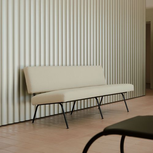 Divano contemporaneo - 33 - Knoll international - in tessuto / in pelle / senza braccioli