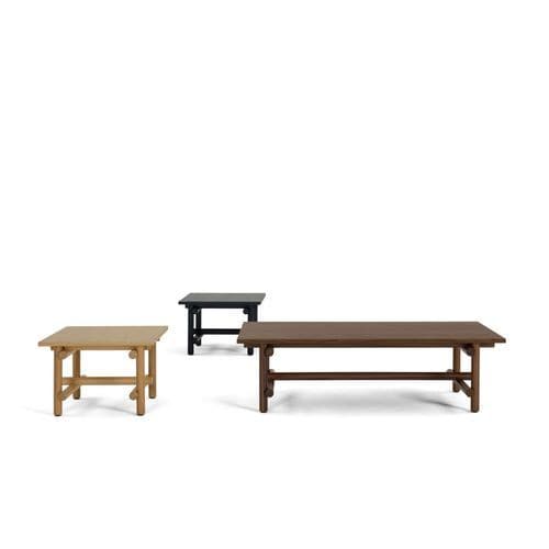 Tavolino basso contemporaneo - MUECKE - Knoll international - in legno massiccio / in quercia naturale / in noce