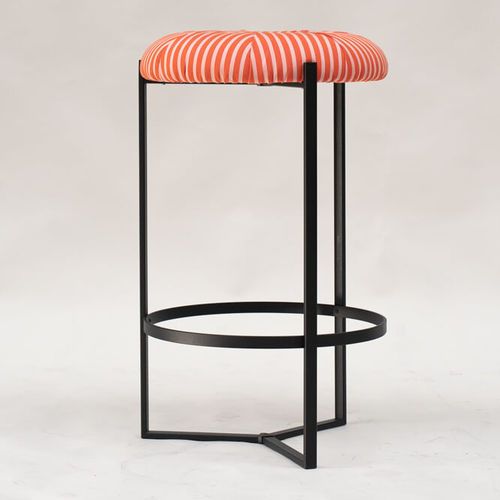 Sgabello da bar design minimalista - KUMA S15B - GHYCZY - in tessuto / con supporto in metallo / con 3 piedi