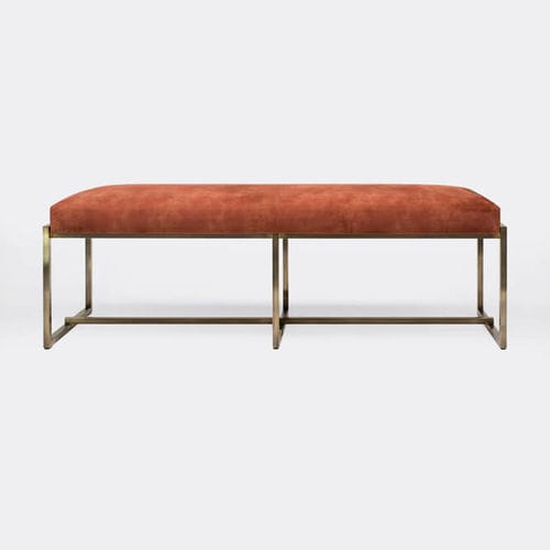 Divanetto imbottito in stile industriale - GRACE S14 - GHYCZY - in tessuto / con supporto in metallo / contract