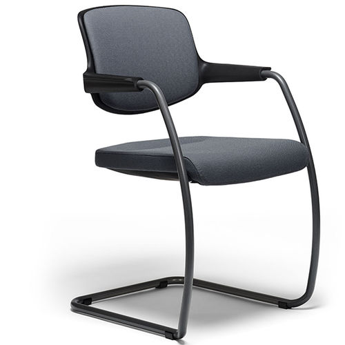 Sedia visitatore contemporanea - 161 - Stoll Giroflex - da interno / in tessuto / in pelle