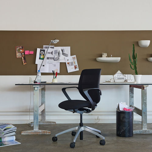 Sedia da ufficio contemporanea - 313 - Stoll Giroflex - da interno / in tessuto / in pelle