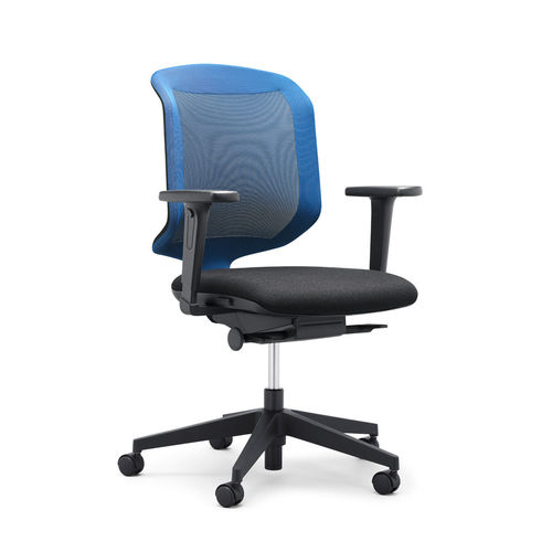 Sedia da ufficio contemporanea - 434 - Stoll Giroflex - in rete / in tessuto / imbottita