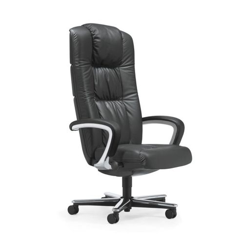 Poltrona direzionale contemporaneo - 81 - Stoll Giroflex - in pelle / con poggiatesta / con schienale alto