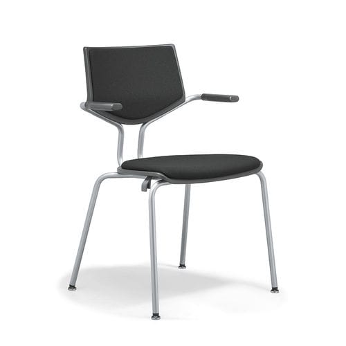 Sedia visitatore contemporanea - 13 - Stoll Giroflex - da interno / in tessuto / imbottita