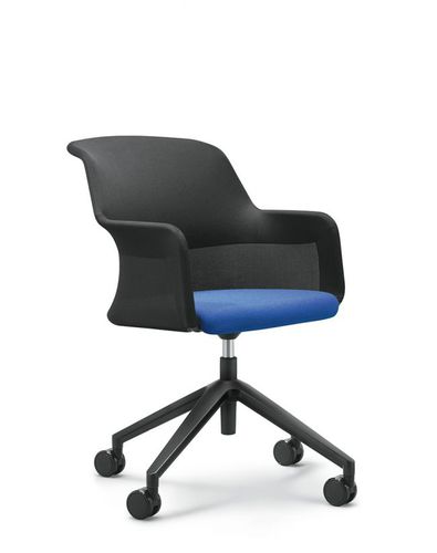 Poltrona visitatore contemporanea - 434 - Stoll Giroflex - a rete / in pelle / in tessuto
