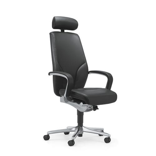 Poltrona direzionale contemporaneo - 64 - Stoll Giroflex - in pelle / reclinabile / con poggiatesta