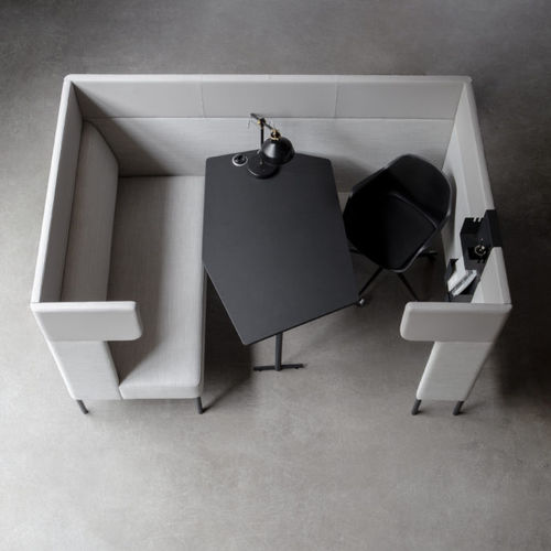 Divano modulare - FOURUS&reg; WORK BOOTH - Four Design - contemporaneo / in tessuto / con schienale alto