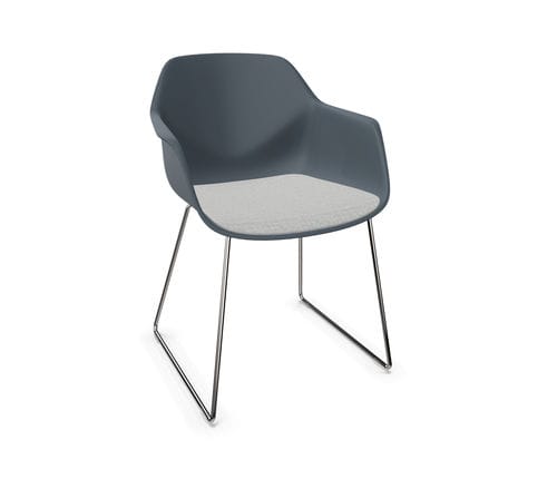 Sedia visitatore contemporanea - FOURME&reg; 88 - Four Design - da interno / in acciaio / in bio-composito