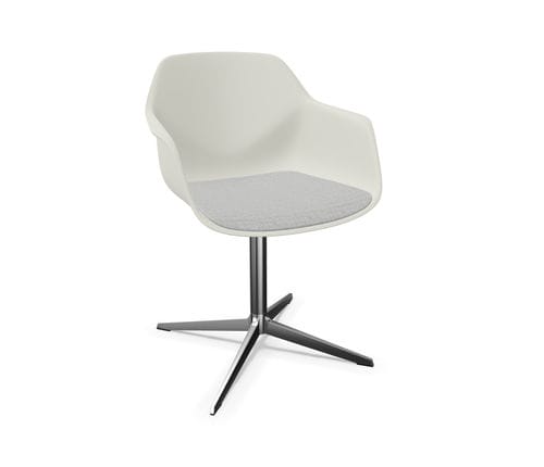 Sedia da ristorante contemporanea - FOURME&reg; LOUNGE - Four Design - da interno / in tessuto / con supporto in legno