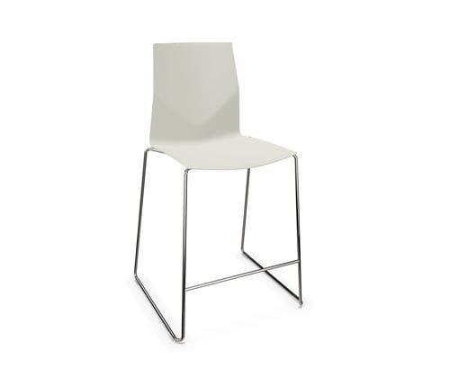 Sedia alta contemporanea - FOURCAST&reg;2 HIGH/COUNTER - Four Design - da interno / in tessuto / in legno