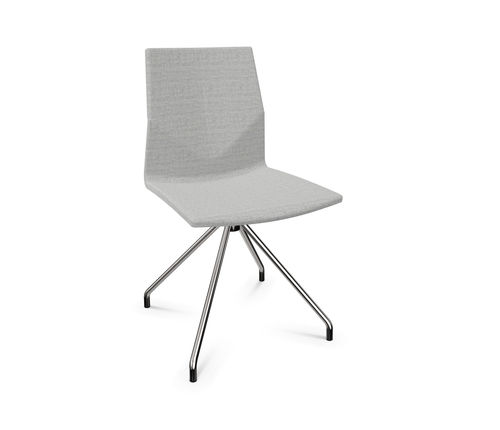 Sedia visitatore contemporanea - FOURCAST&reg;2 ONE - Four Design - da interno / in legno / in acciaio