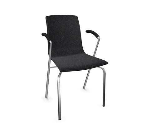 Sedia visitatore contemporanea - G2 - Four Design - da interno / in tessuto / imbottita