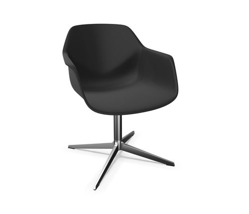 Poltrona contemporanea - FOURME&reg;LOUNGE - Four Design - in alluminio / in bio-composito / grigia