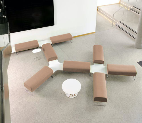 Divanetto imbottito modulare - TOUCH - Four Design - contemporaneo / in tessuto / per edifici pubblici