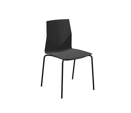 Sedia visitatore contemporanea - FOURCAST&reg;2 FOUR ECO - Four Design - da interno / in acciaio / in polipropilene