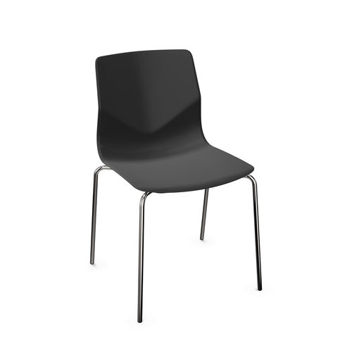 Sedia visitatore contemporanea - FOURSURE&reg; 44 ECO - Four Design - da interno / in acciaio / in polipropilene