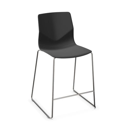 Sedia alta contemporanea - FOURSURE&reg; 90/105 ECO - Four Design - da interno / in acciaio / in polipropilene
