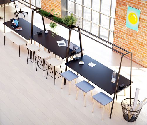 Tavolo contemporaneo - FourReal® A XL - Four Design - in laminato / con supporto in acciaio / rettangolare