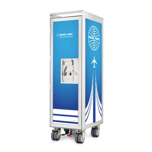Carrello di servizio - BORDBAR_NEW PAN AM TAKE-OFF - bordbar design GmbH - contract / personalizzabile / in alluminio anodizzato