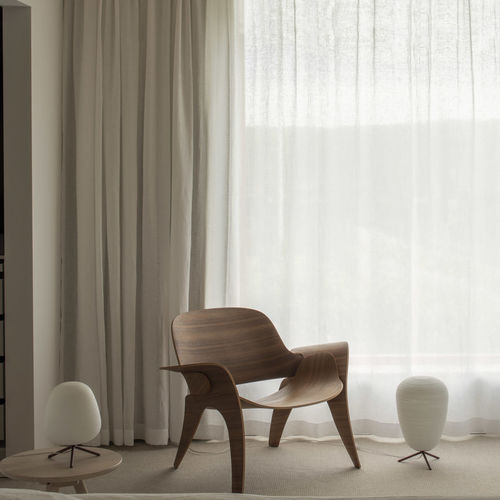 Poltrona contemporanea - ROSE - Massproductions - in rovere / in noce / in acero