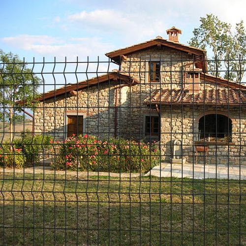 Recinzione antracite - MEDIUM  - Ferro Bulloni - a maglia saldata / da giardino / per spazi verdi