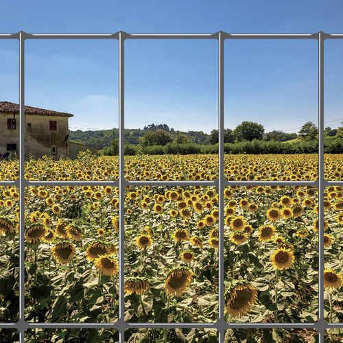 Recinzione a maglia saldata - EXECUTIVE ECO  - Ferro Bulloni - da giardino / in zinco / rettangolare