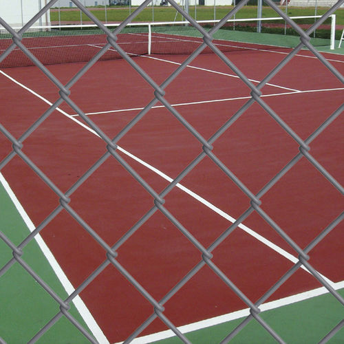 Recinzione a maglia sciolta - IDEAL  - Ferro Bulloni - per campo sportivo / sportiva / in zinco