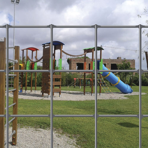 Recinzione a maglia saldata - ECO STRONG  - Ferro Bulloni - per parco giochi / in zinco / rettangolare