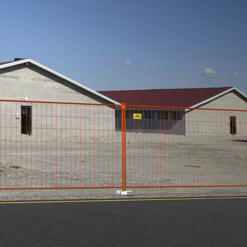 Recinzione a maglia saldata - CORNICE - Ferro Bulloni - per cantiere / in metallo / in plastica