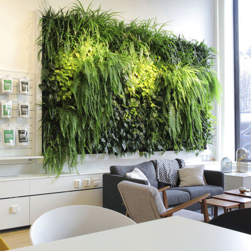 Giardino verticale di piante viventi - SUPERFRUIT - GREENWORKS SWEDEN - in pannelli modulari / naturale / da interno