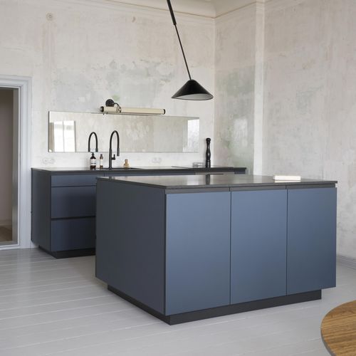 Cucina contemporanea - NW - MYKILOS - in MDF / in granito / in linoleum