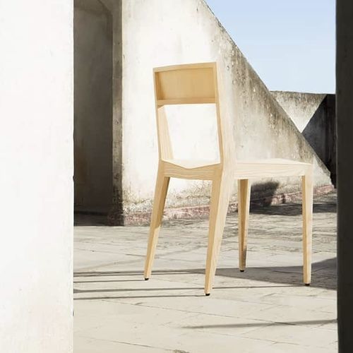 Sedia contemporanea - #3 - MYKILOS - da interno / in frassino / in faggio