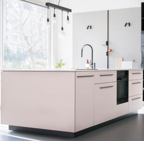 Cucina contemporanea - MK2 - MYKILOS - in marmo / in acciaio inossidabile / in quarzo composito