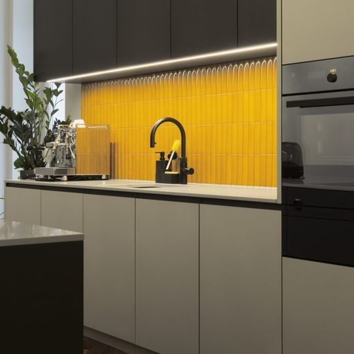 Cucina contemporanea - DBA  - MYKILOS - in marmo / con isola / di misura media