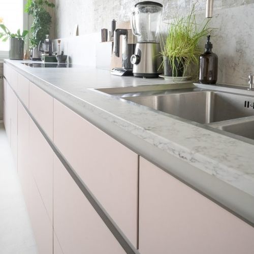 Cucina contemporanea - DK - MYKILOS - in pietra / in calcestruzzo / in linoleum