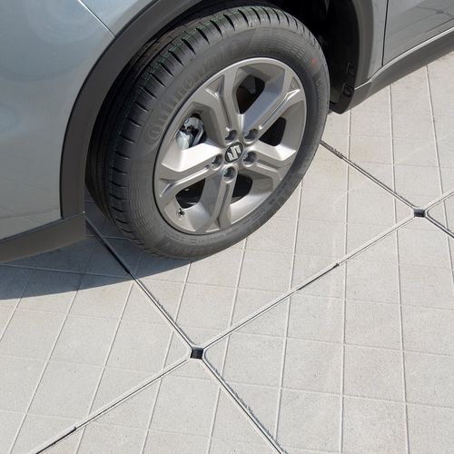 Lastricato in calcestruzzo - PARDAK®80 - Zoontjens - per parcheggio / testurizzato / carrabile