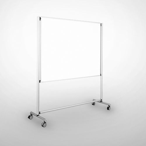 Tabellone bianco - O-292 090 - Adeco - da terra / in alluminio / in alluminio anodizzato