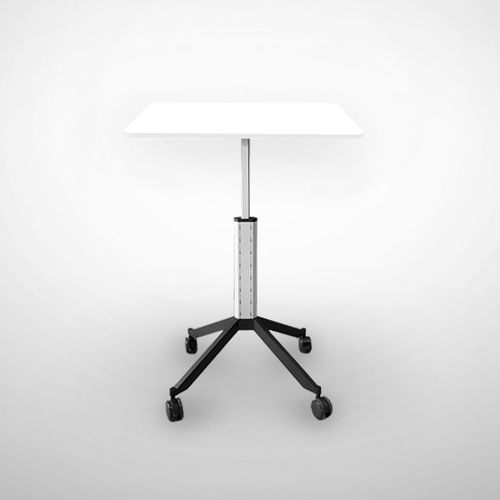 Tavolo contemporaneo - W-637200 - Adeco - in plastica / con supporto in metallo / rettangolare