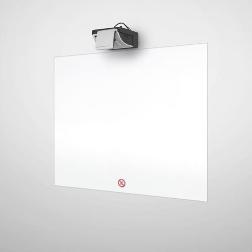 Schermo di proiezione a muro - Adeco - multiformato