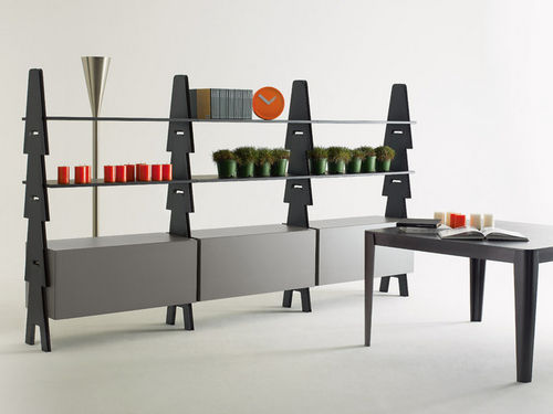 Scaffale modulare - MANGIAROTTI : CAVALLETTO - Agapecasa - contemporaneo / in legno / contract