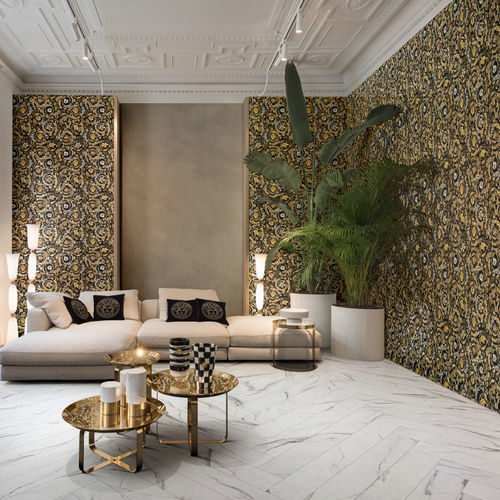 Piastrella in gres porcellanato - MANIFESTO - Versace Ceramics - da interno / da bagno / da sala